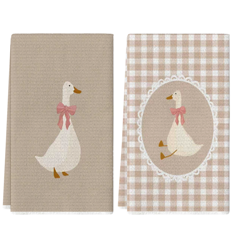 Home Cooking Cookbook - 2 Buah, Handuk Dapur Motif Bebek