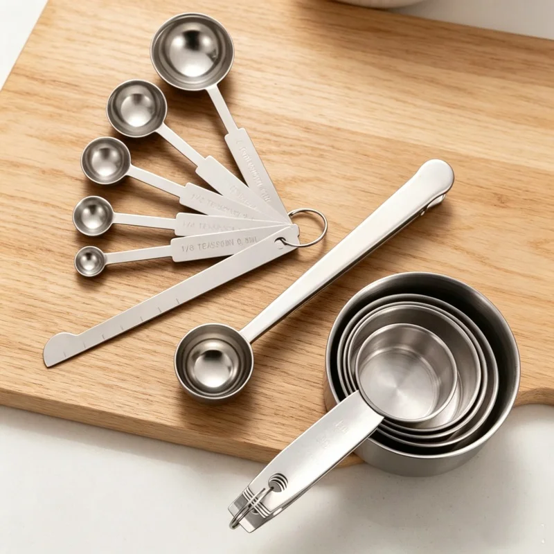 Home Cooking Cookbook - Set Sendok Ukur Stainless Steel yang