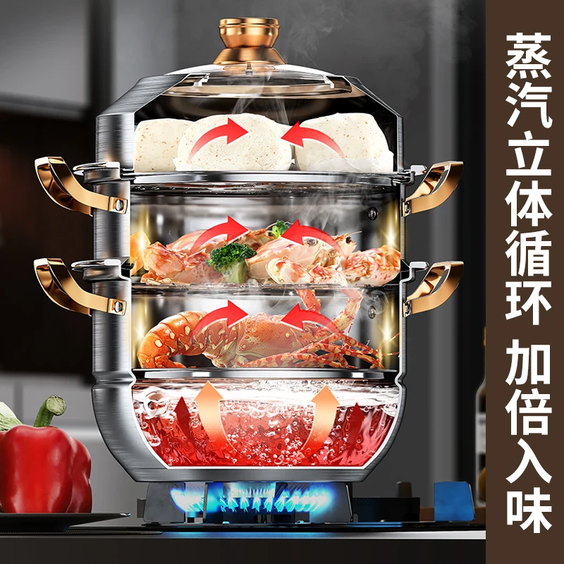 316 panci kukus 40cm Stainless - Home Cooking Cookbook ulasan dan harga