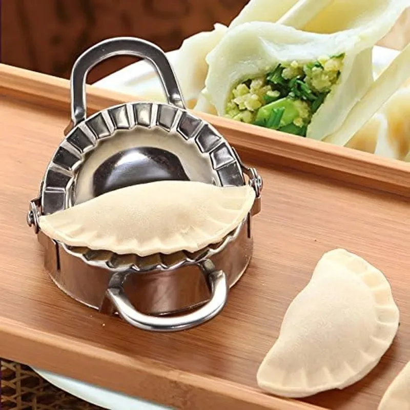 Cetakan Pangsit Stainless Stee - Gyoza Dumpling Maker ulasan dan harga
