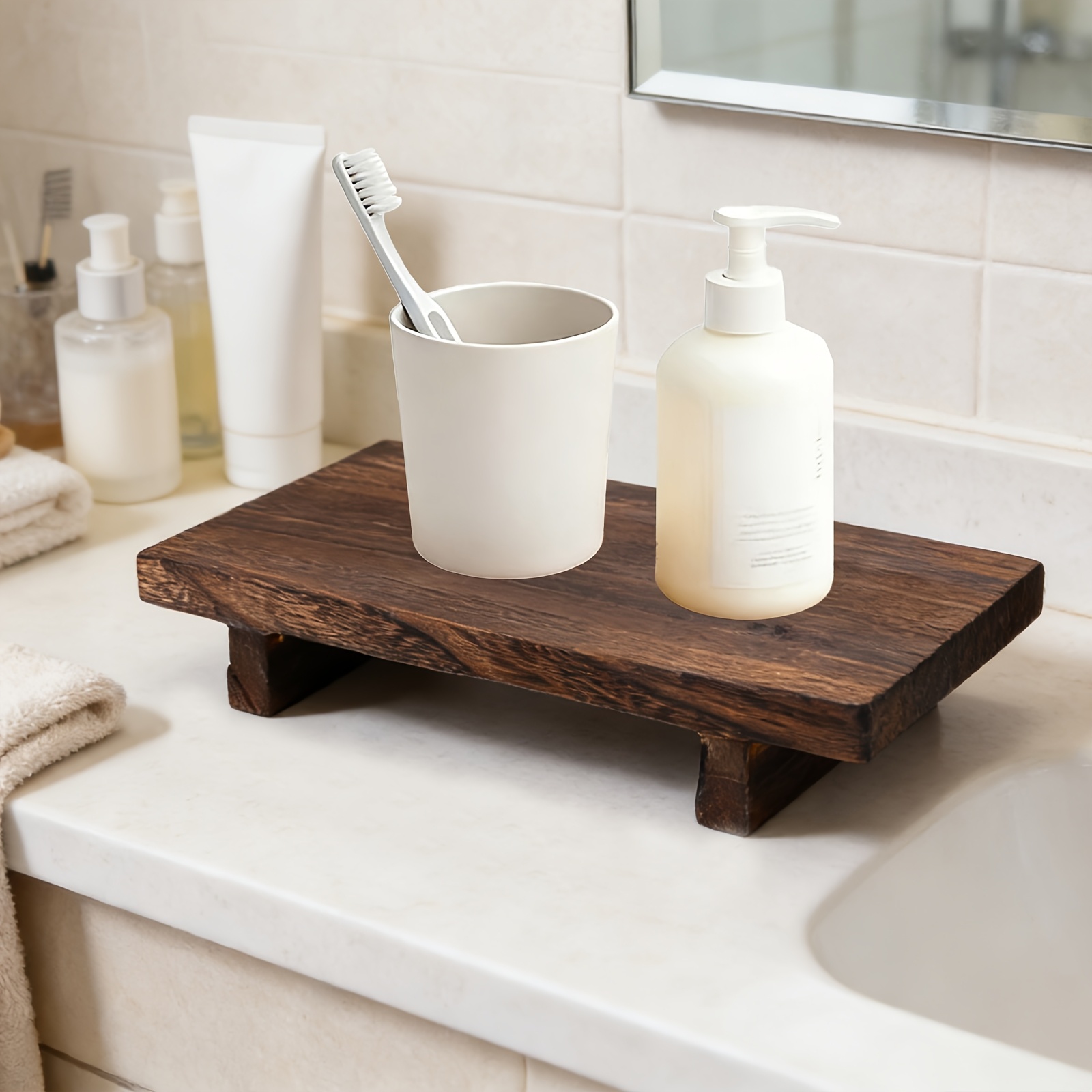 Nampan Dekoratif Kayu Vintage, - Home Cooking Recipes ulasan dan harga