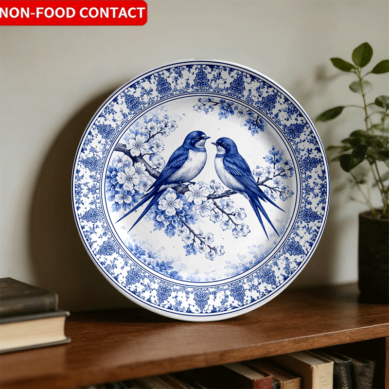 Piring Hias dengan Motif Bunga - Home Cooking Recipes ulasan dan harga